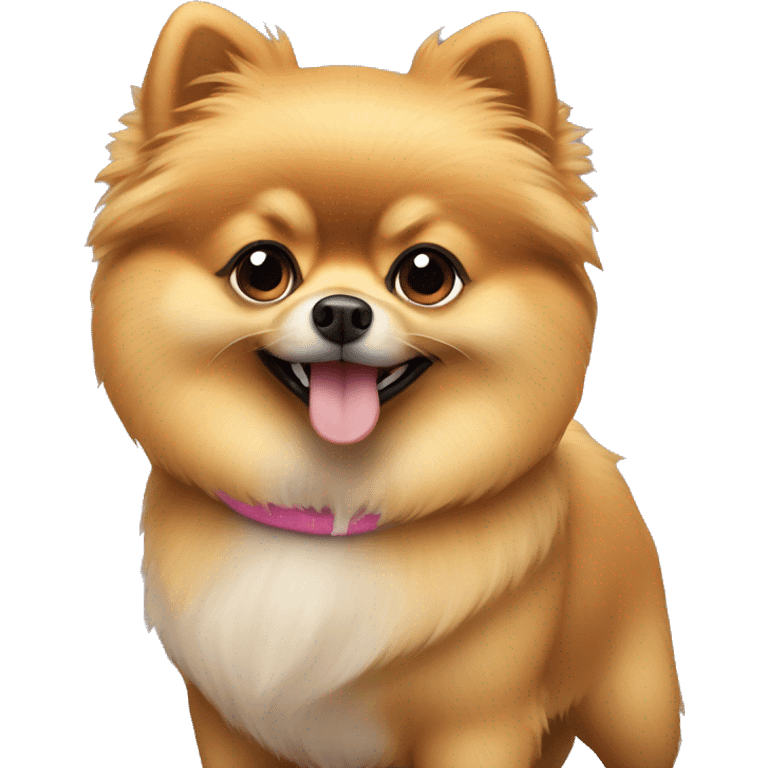 two pomeranian lulu
 emoji