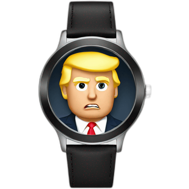 donald trump watch a movie emoji