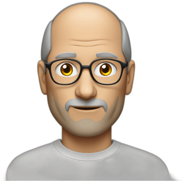 Steve jobs en calçons emoji