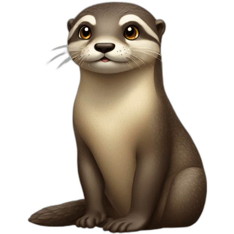 Loutre sur le roi mohamed 6 emoji