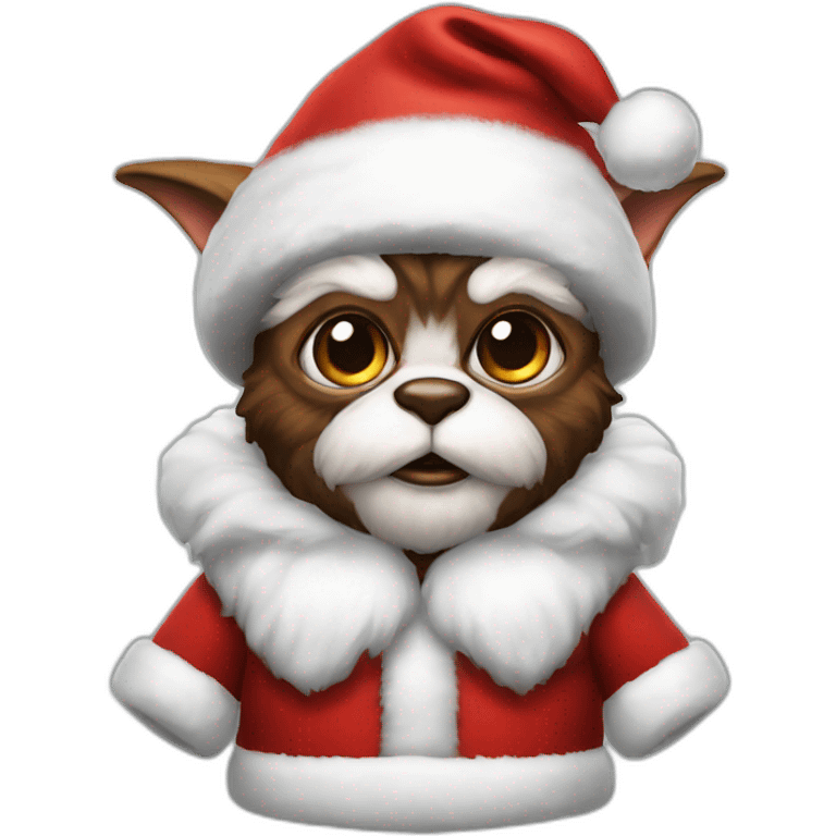 Gizmo gremlins Santa Claus emoji