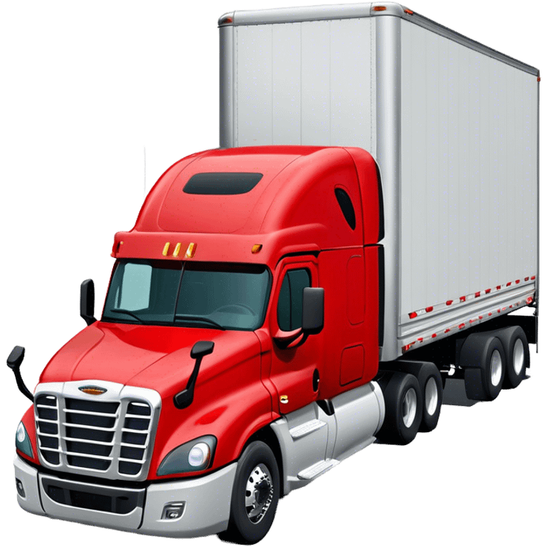 Cattle Truck - Freightliner Cascadia (Model Year: 2021) (Iconic colour: Red) emoji