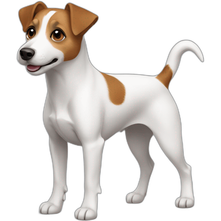 dog Jack Russell Terrier full body emoji