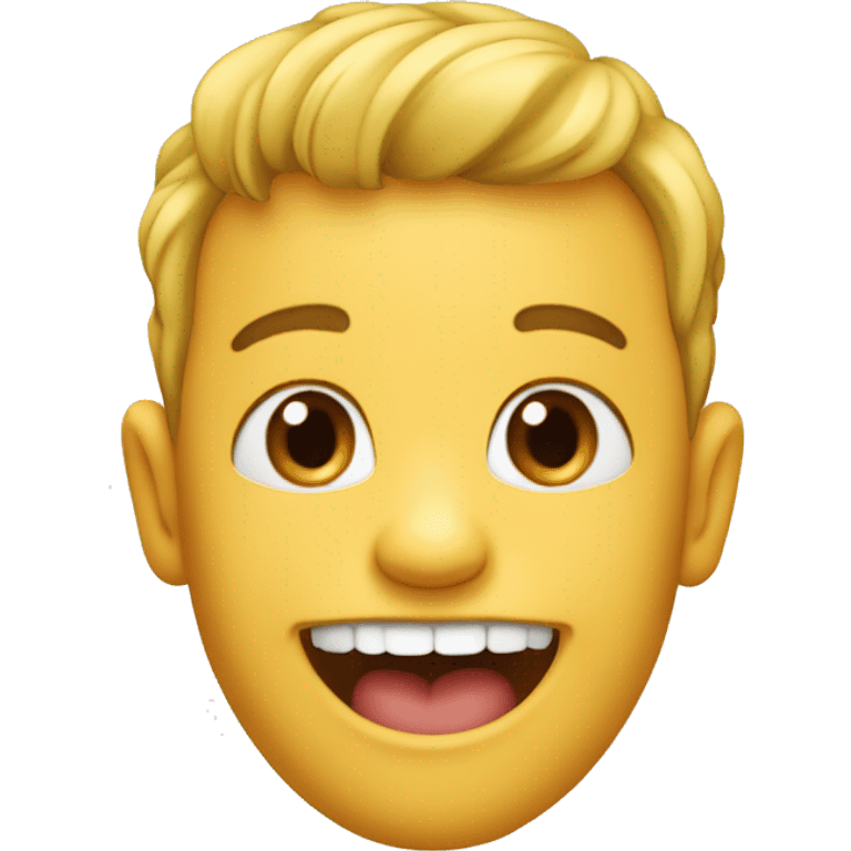 um bebê sem dentes emoji