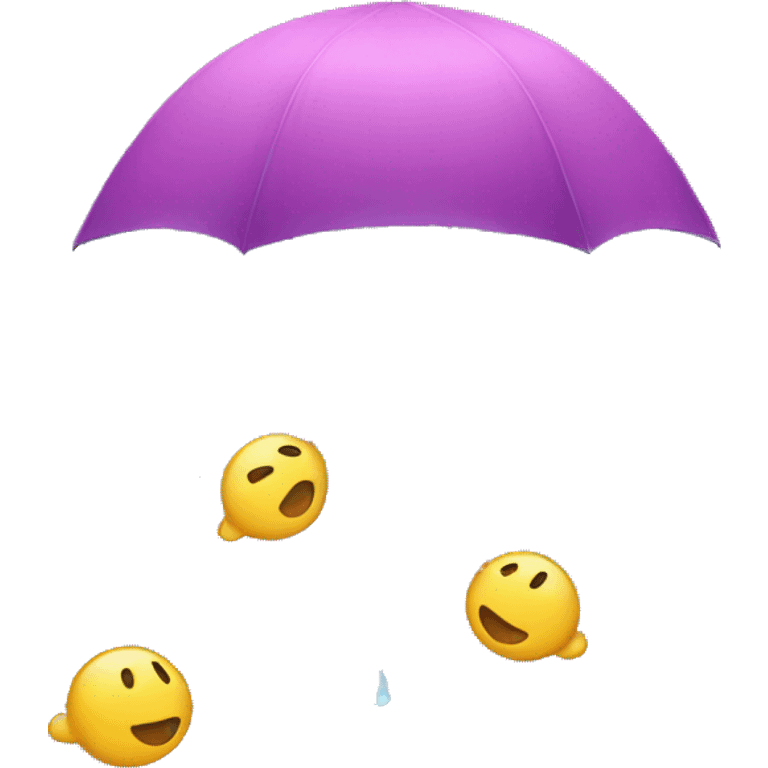 raining emoji