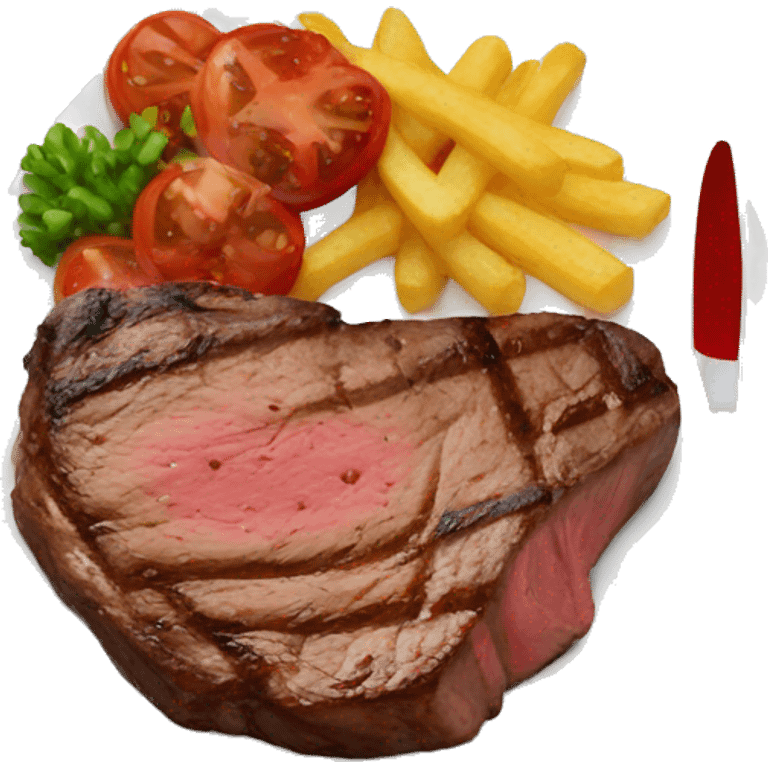 Steak dinner emoji