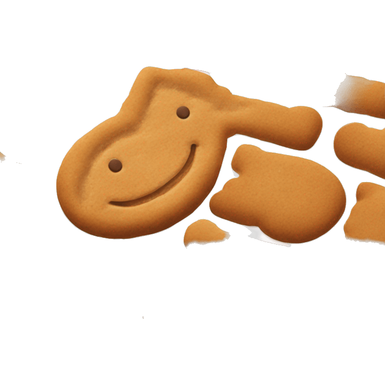 a single speculoos cookie emoji