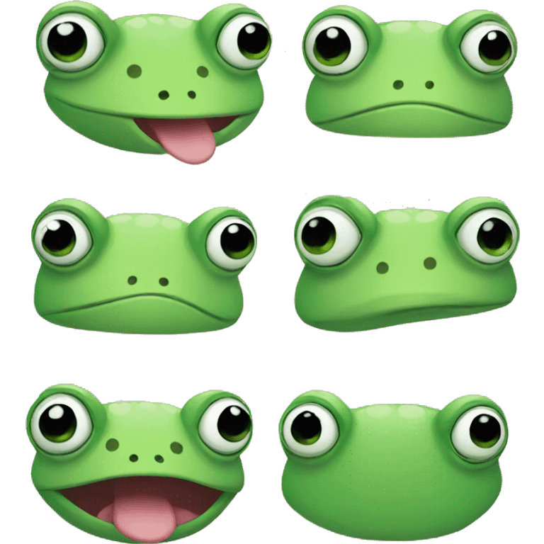 Cute froggy emoji