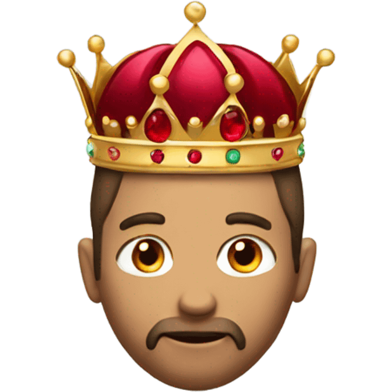 RED RUBY CROWN emoji