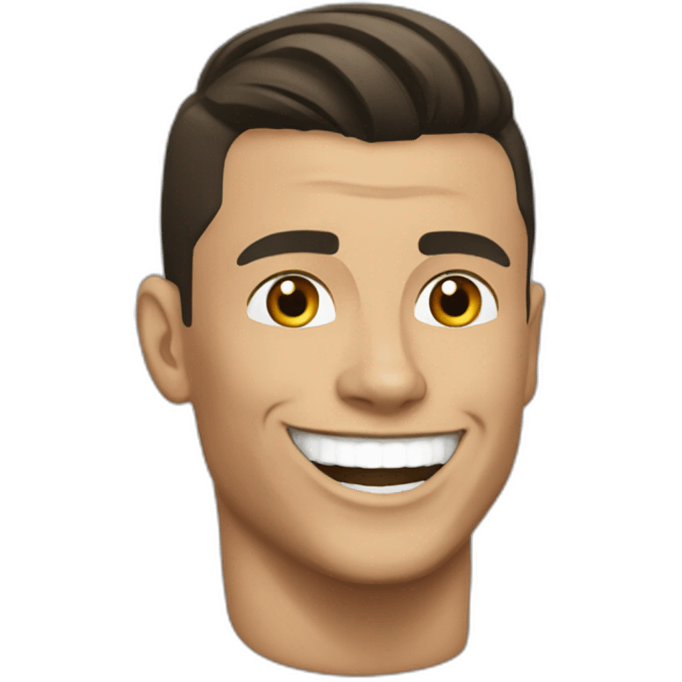 Cristiano Ronaldo is making his celebration emoji