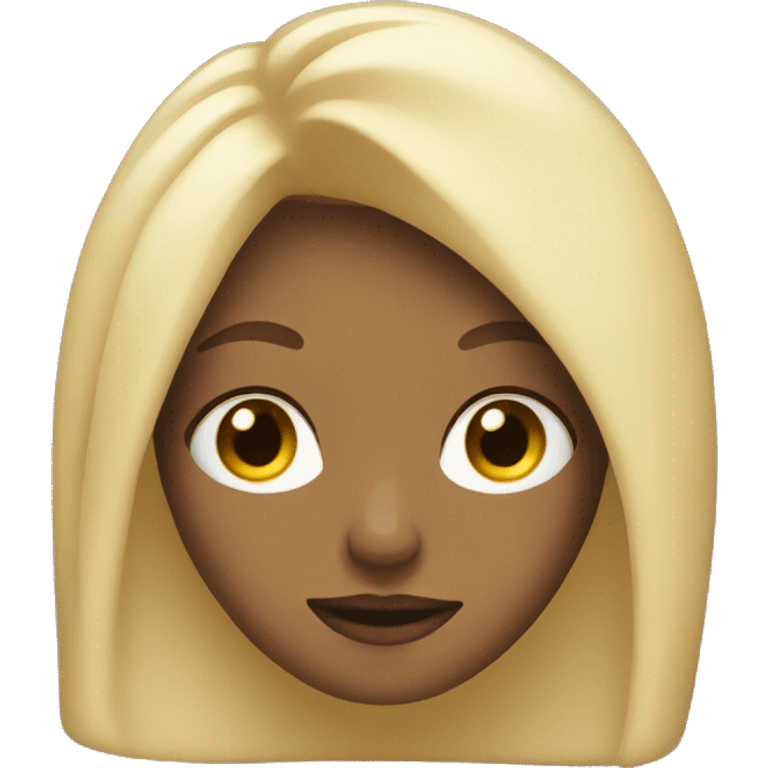 with blonde hair emoji