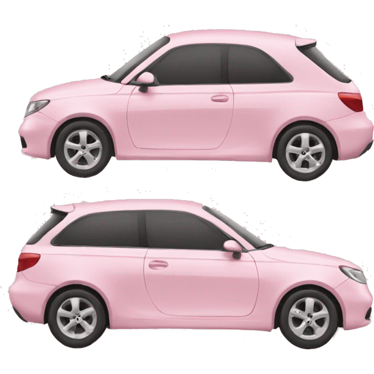 light pink car emoji