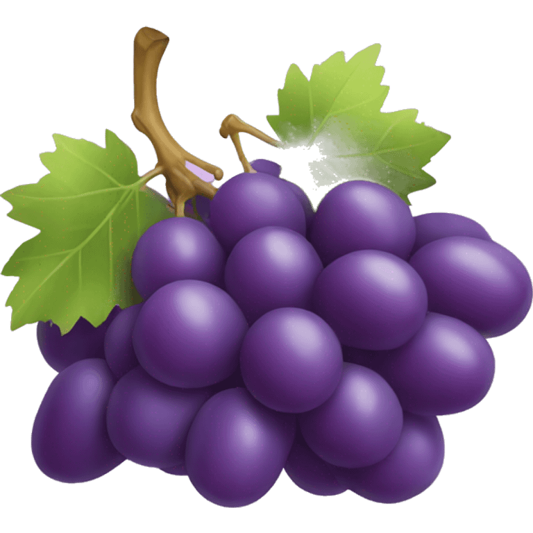 3D Grapes emoji  emoji