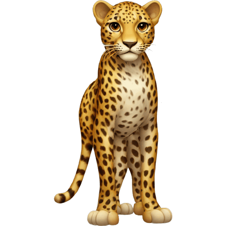 show me the full body of a leopard emoji