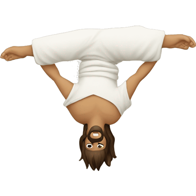 jesus handstand emoji