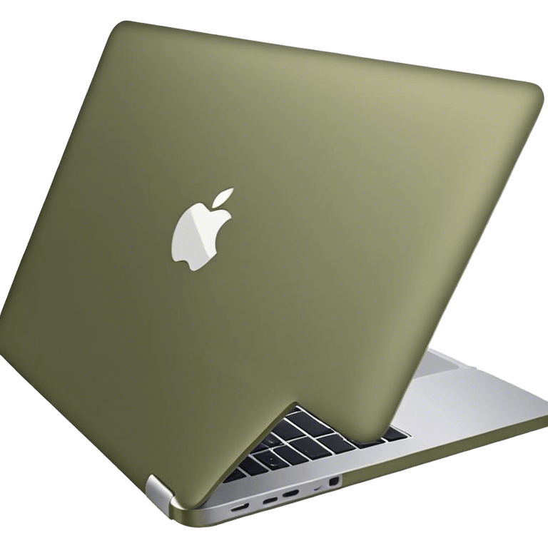 MacBook Pro Olive color emoji