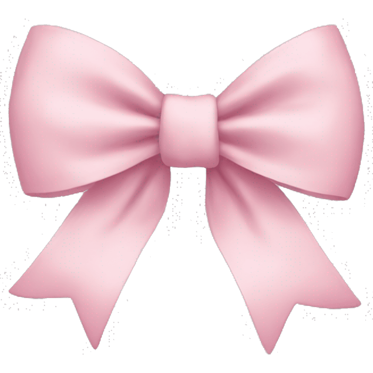 soft pink bow emoji