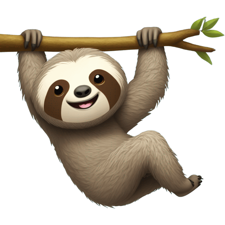 happy sloth emoji