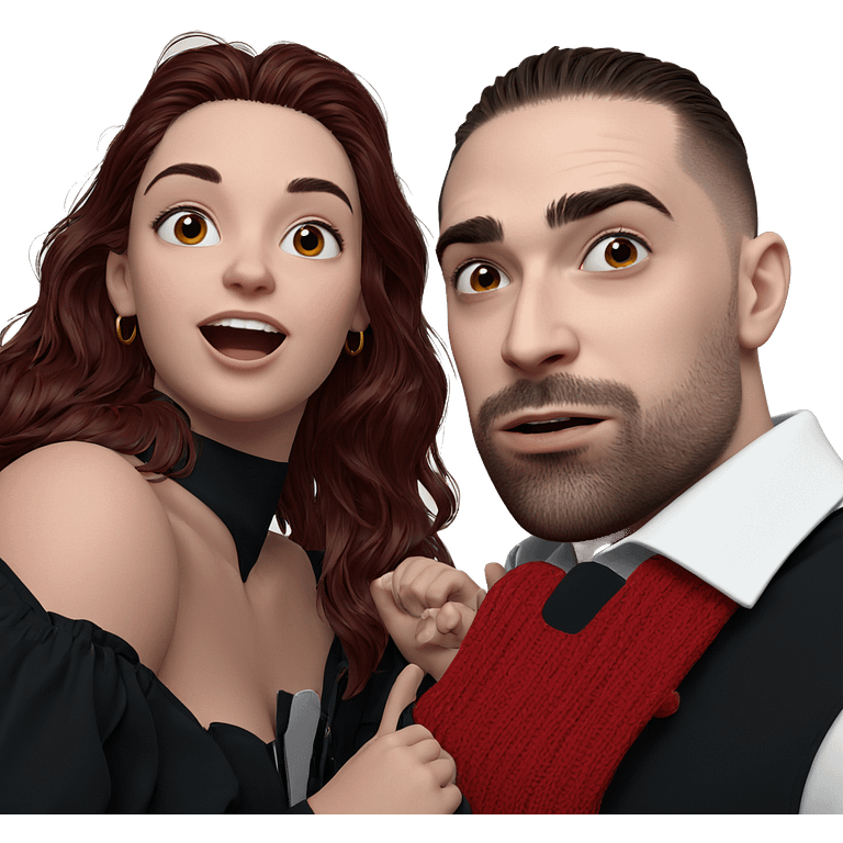 girl and boy portrait emoji