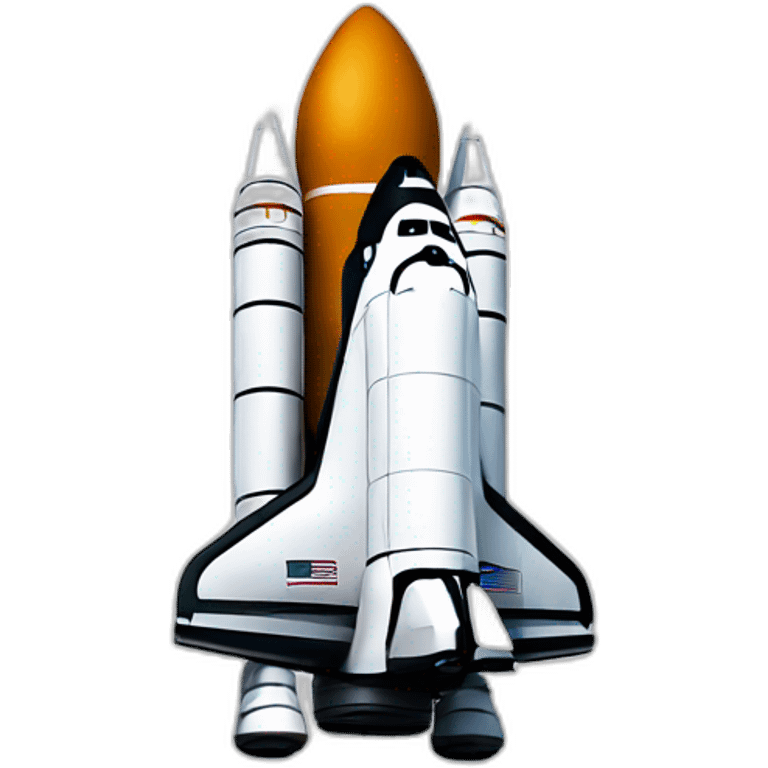 space shuttle emoji