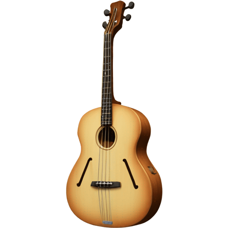 Acoustic bass emoji