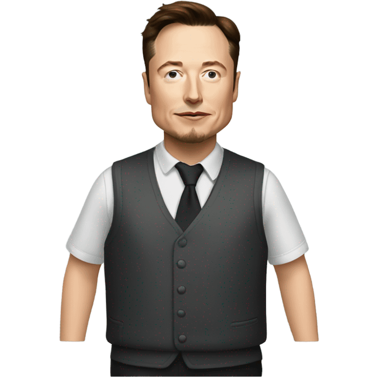 elon musk with dress emoji