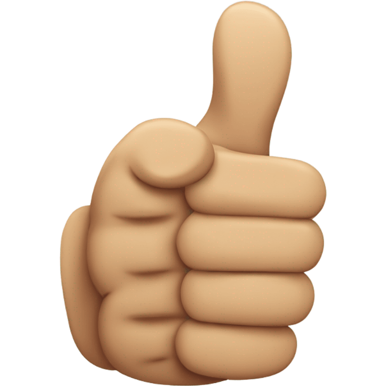 Cool thumbs up emoji