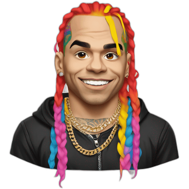 6ix9ine rap emoji