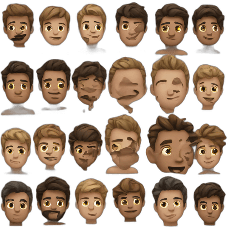 so many boys on the garage emoji