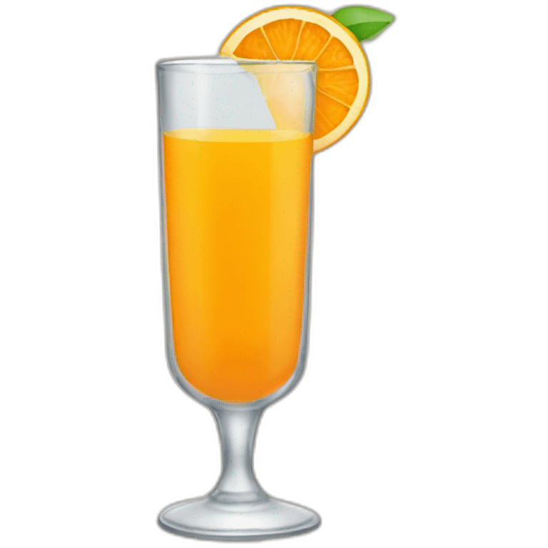 Orange juice glass emoji