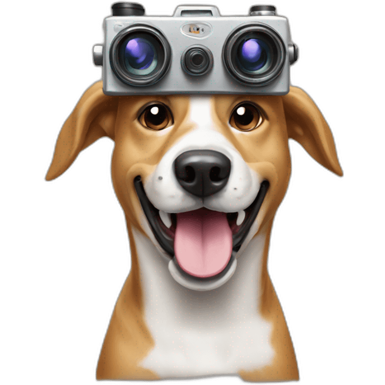 happy-dog-operating-camera emoji