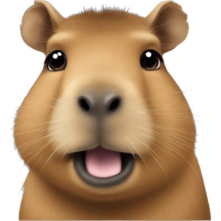 capybara jawline extra big emoji