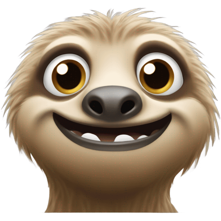 Sid the sloth from ice age movies emoji