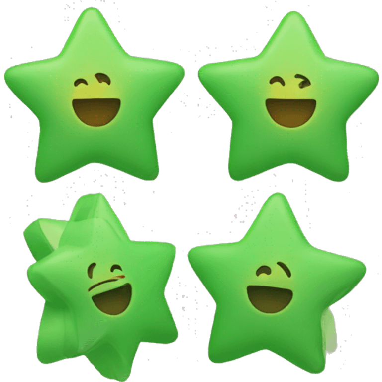 Three and a half stars emoji