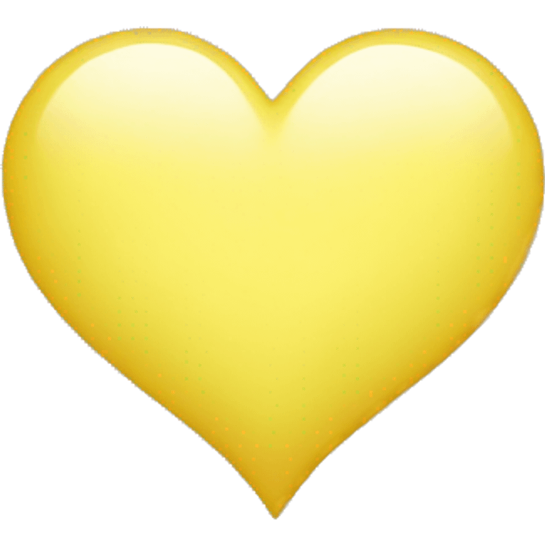 Light yellow heart emoji