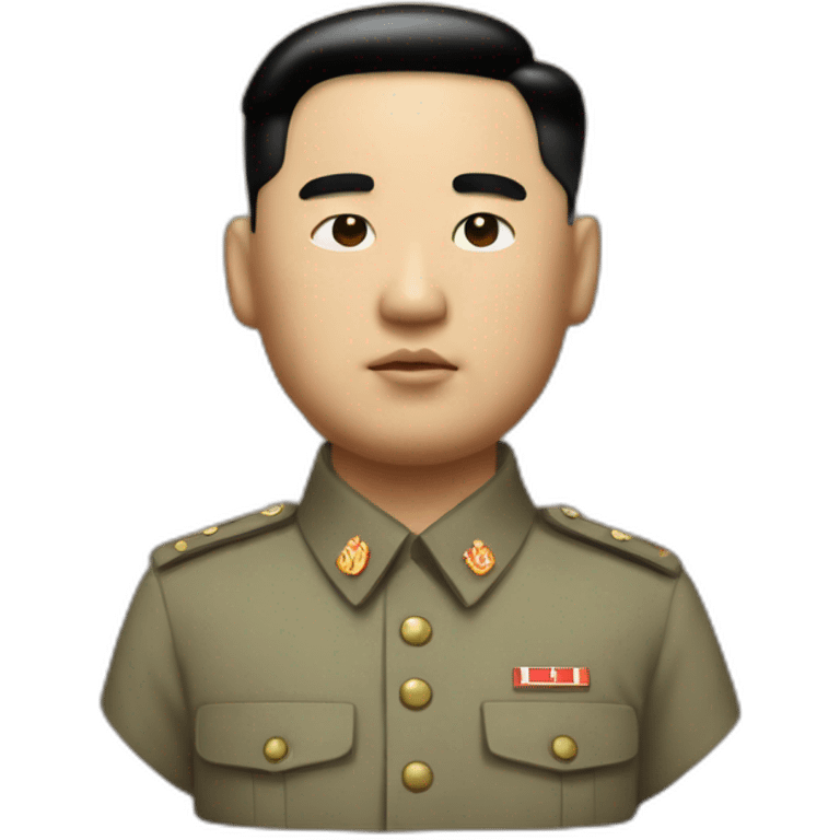 Kim jung un in string emoji