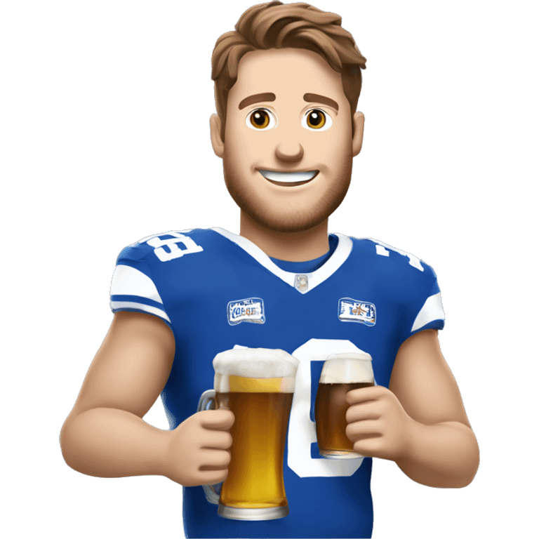 Josh Allen beer emoji