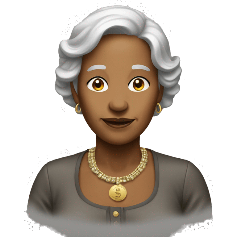 Woman old money emoji