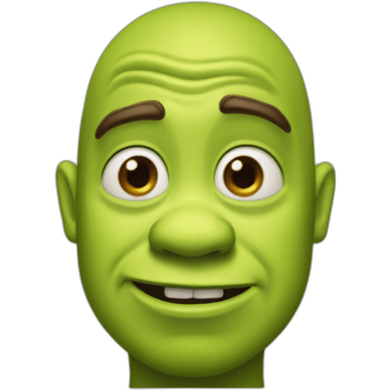 shrek-with-raised-eyebrows emoji