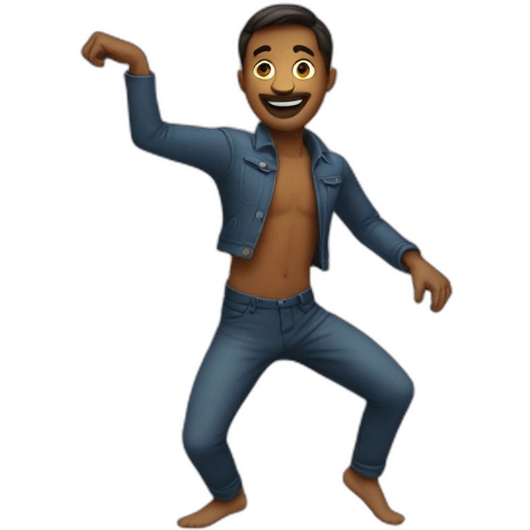 Dancing man emoji