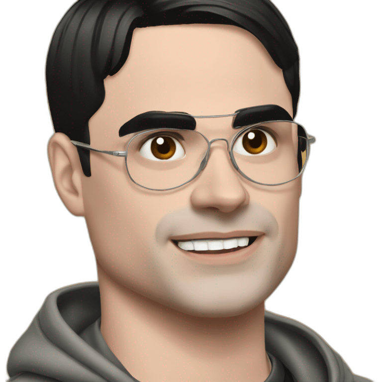 ben Shapiro as a rapper emoji