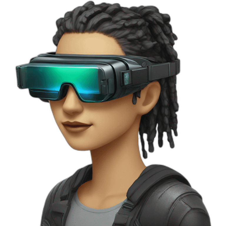 cyberpunk virtual reality glasses, --onlyglasses emoji