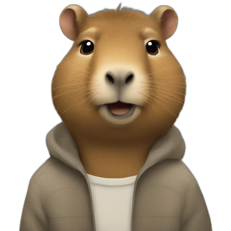 cinematic capybara-(proportional)calm-(realistic) emoji