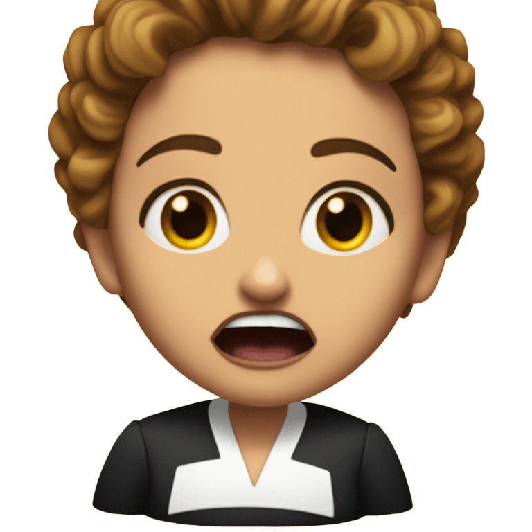 judge judy open mouth facing up famous clip emoji