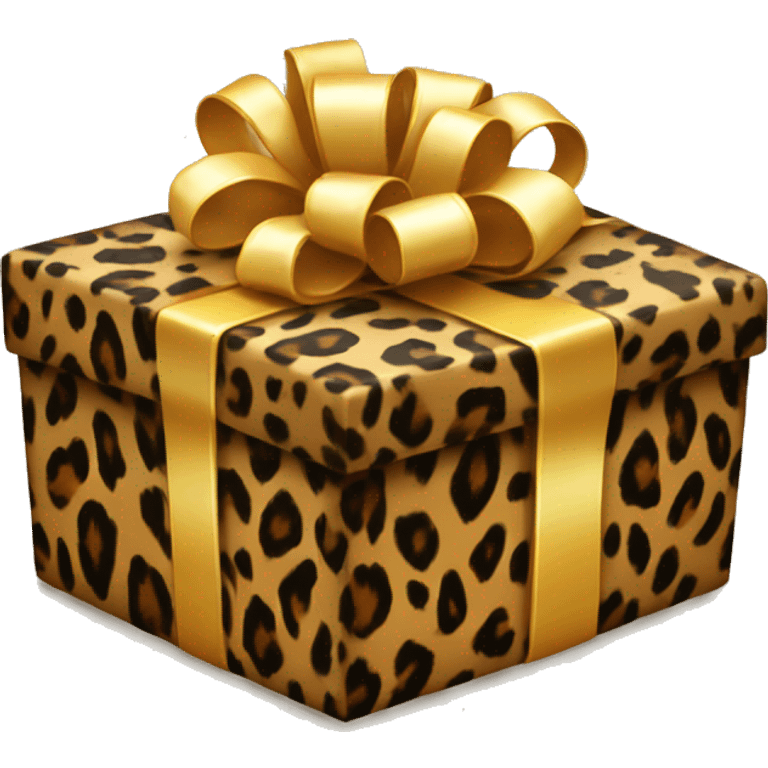 Leopard print present  emoji