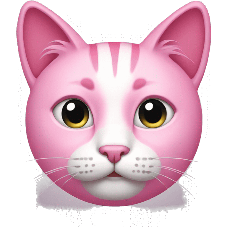 Pink cat emoji