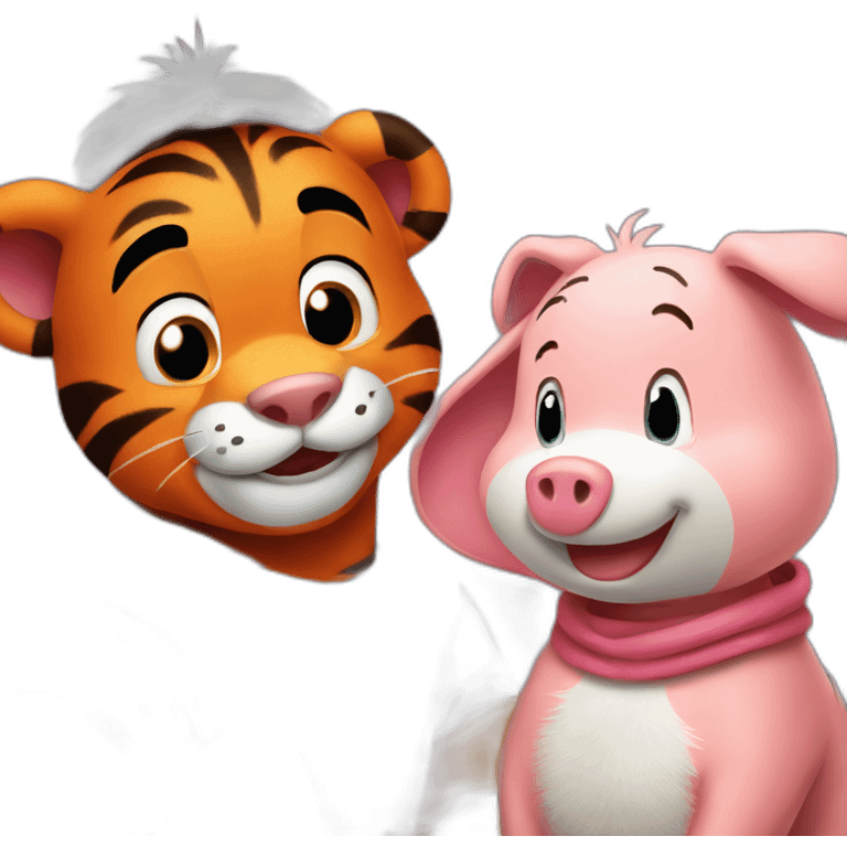 Tigger and Piglet emoji