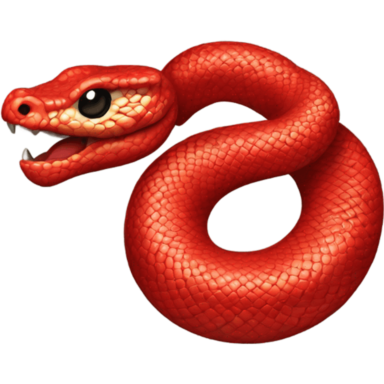 AÑO NUEVO CHINO SERPIENTE ROJA  emoji