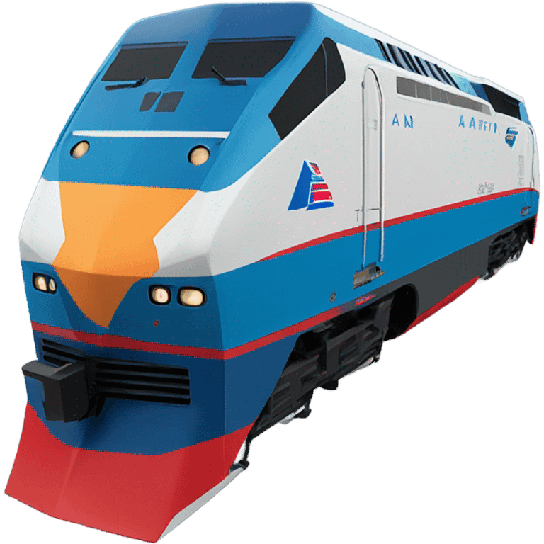 Amtrak locomotive emoji