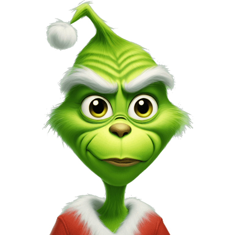 The grinch holding baby oul emoji